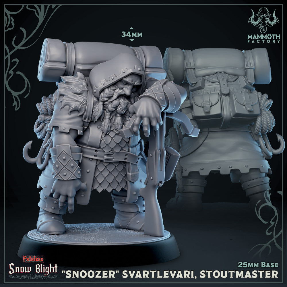 "Snoozer" Svartlevari, Stoutmaster (Male Dwarf Fighter) (Online Order Only)