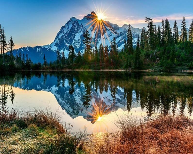 Snow Sunset Mountain (ONLINE ORDER ONLY)
