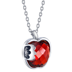 Disney X RockLove SNOW WHITE Crystal Take a Bite Apple Necklace (ONLINE ORDER ONLY)