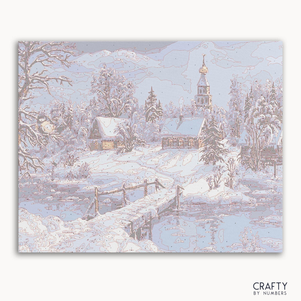 Snowy Night Scenery (ONLINE ORDER ONLY)