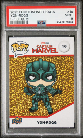 2023 UPPER DECK FUNKO POP MARVEL  YONROGG SPECTRUM #16  PSA 9 (Online Order Only)