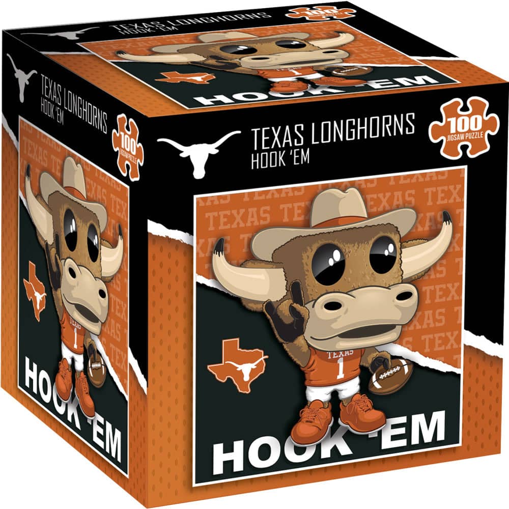 Texas Longhorns - NCAA Mascot 100 Piece Jigsaw Puzzle (ONLINE ORDER ONLY)
