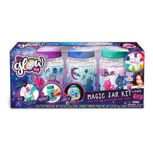 So Glow DIY - 3 Pack Mini Jar - Blue/Purple/Teal (Online Order Only)
