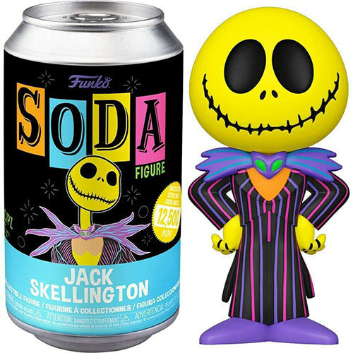 Funko Soda Jack Skellington (Black Light, Sealed) **Shot at Chase** (Online Order Only)