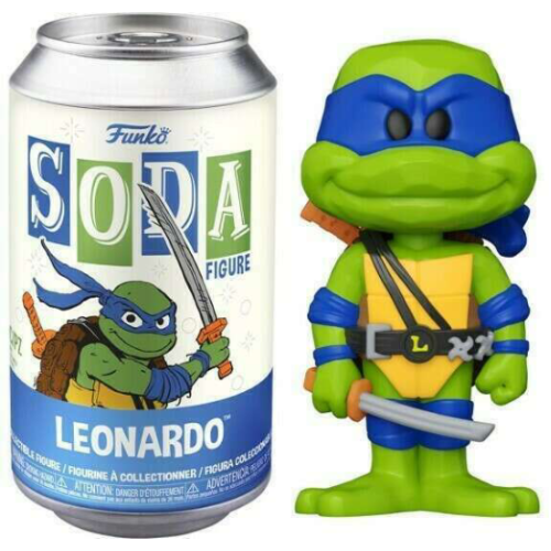 Funko Soda Leonardo (TMNT Mutant Mayhem, Sealed) **Shot at Chase** (Online Order Only)