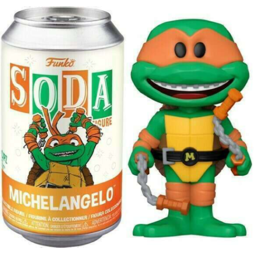 Funko Soda Michelangelo (TMNT Mutant Mayhem, Sealed) **Shot at Chase** (Online Order Only)