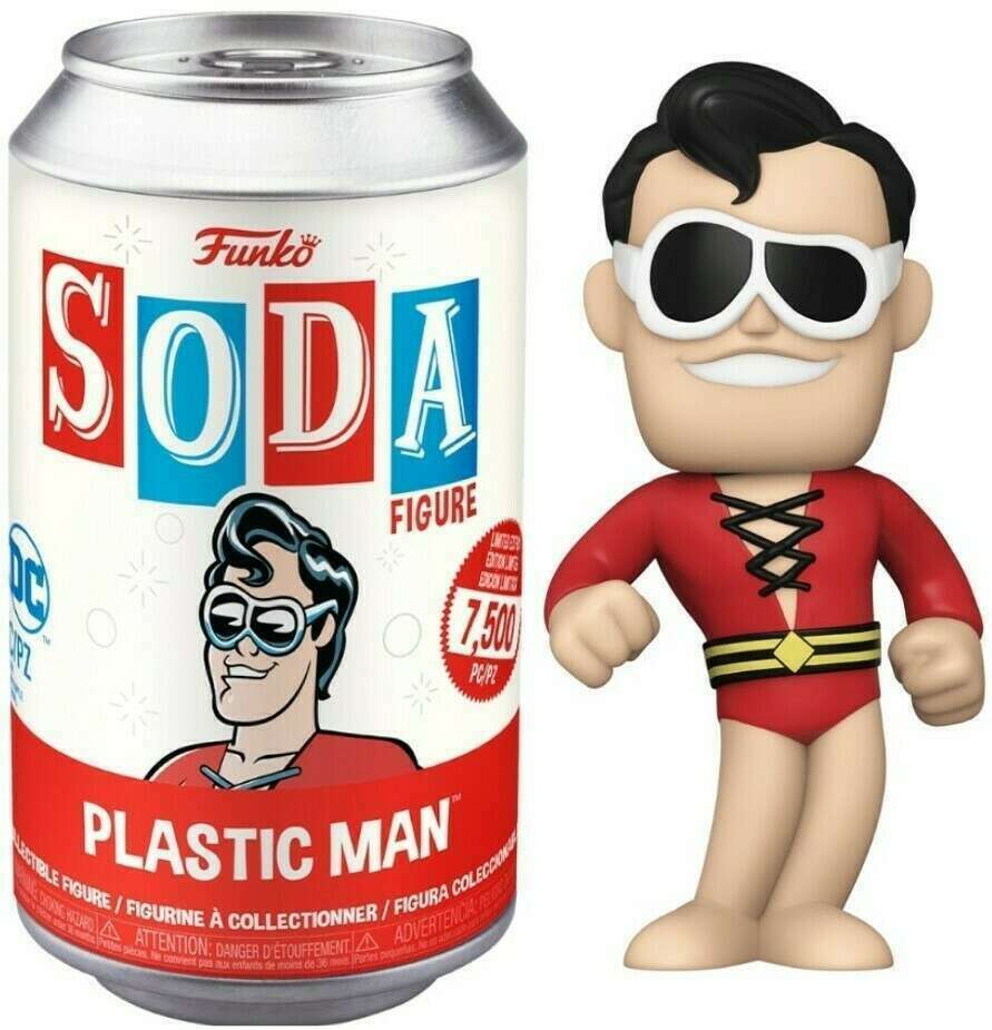 Funko Soda Plastic Man (Sealed)  **Shot at a Chase** (Online Order Only)