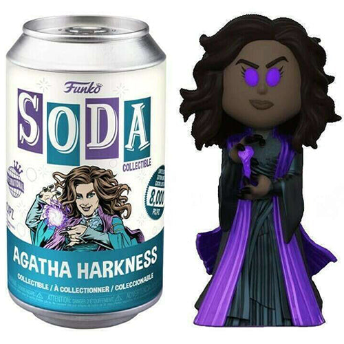 Funko Soda Agatha Harkness (Glow in the Dark, International, Opened) - Entertainment Earth Exclusive  **Chase** (Online Order Only)