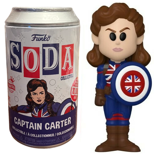 Funko Soda Captain Carter (International, Sealed) **Shot at Chase** (Online Order Only)