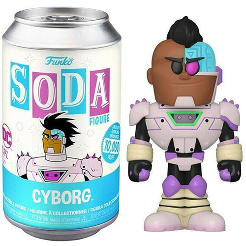 Funko Soda Cyborg (Teen Titans, Sealed)  **Shot at a Chase** (Online Order Only)