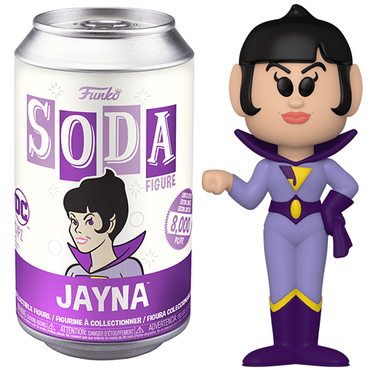 Funko Soda Jayna (Wonder Twins, Sealed) **Shot at Chase** (Online Order Only)