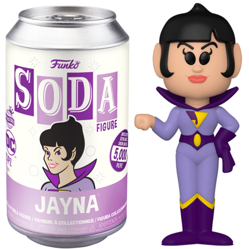 Funko Soda Jayna (Wonder Twins, International, Sealed)  **Shot at Chase, Dented** (Online Order Only)