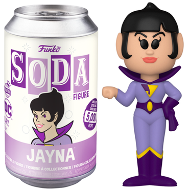 Funko Soda Jayna (Wonder Twins, International, Sealed)  **Shot at Chase, Dented** (Online Order Only)