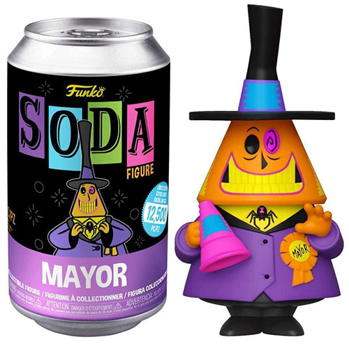 Funko Soda Mayor (Black Light, Sealed) **Shot at Chase** (Online Order Only)