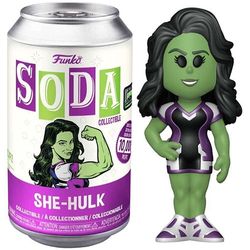 Funko Soda She-Hulk (Metallic, Opened) - 2022 HQ Anniversary Exclusive **Chase** (Online Order Only)