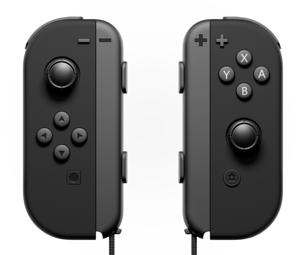 MIDNIGHT BLACK NINTENDO JOY-CON CUSTOM CONTROLLERS (Online Order Only)