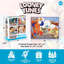 Looney Tunes 100 Piece Jigsaw Puzzles 4-Pack