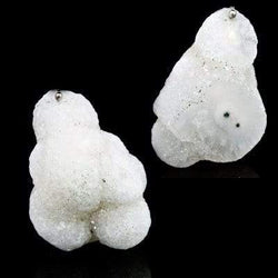 Solar Quartz Focal Bead Stalactite Natural Structure with Drusy (ONLINE ORDER ONLY)