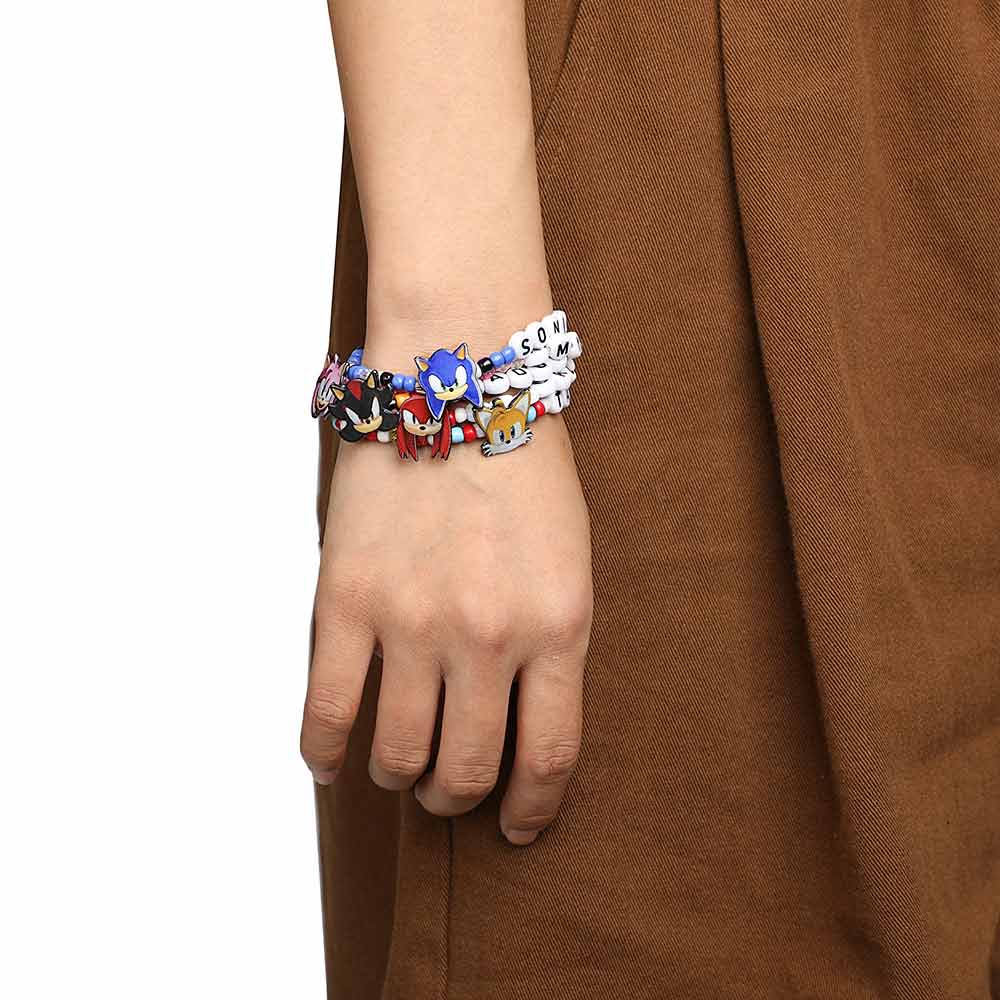 *Collective* Sonic the Hedgehog Characters 5-piece Tradesies Stretchy Bracelet Set (ONLINE ORDER ONLY)