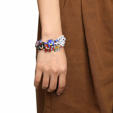 *Collective* Sonic the Hedgehog Characters 5-piece Tradesies Stretchy Bracelet Set (ONLINE ORDER ONLY)