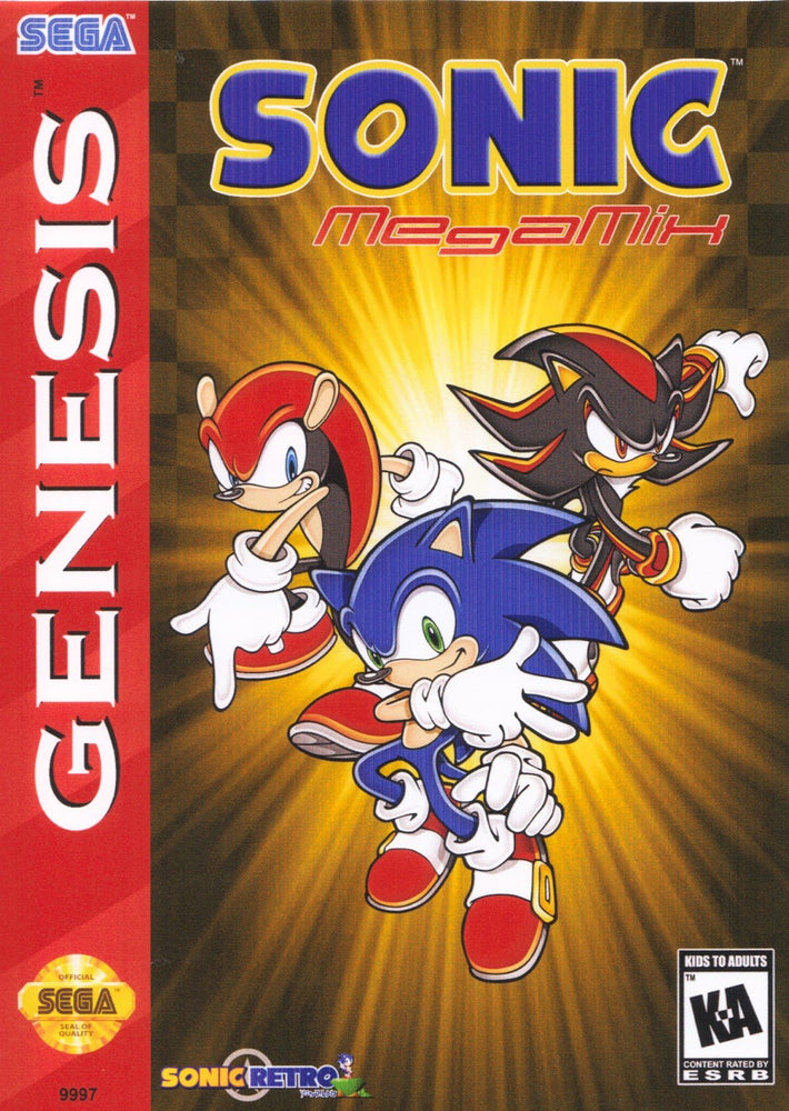 Sonic Megamix (Rom Hack) (ONLINE ORDER ONLY)
