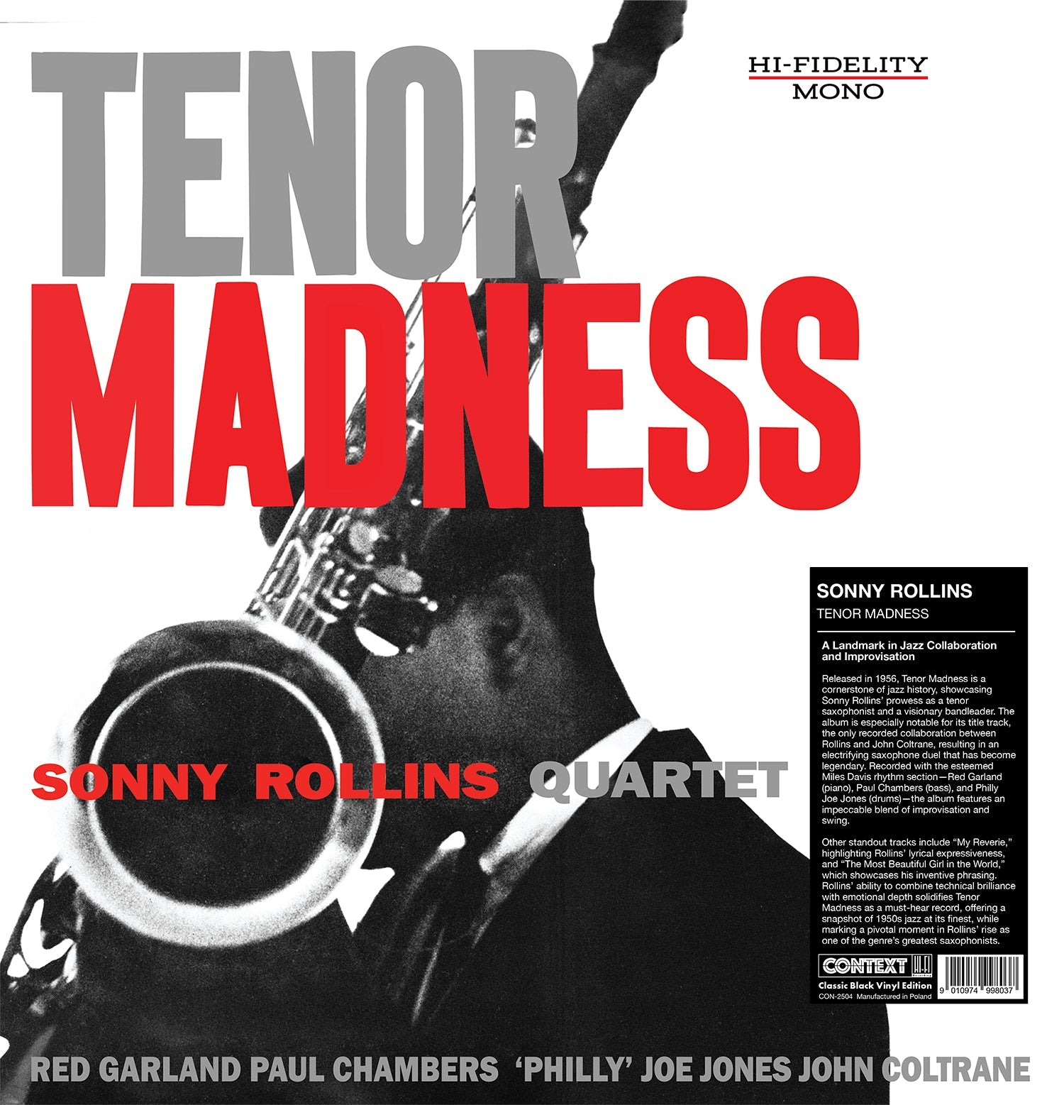 Tenor Madness [Vinyl] (ONLINE ORDER ONLY)