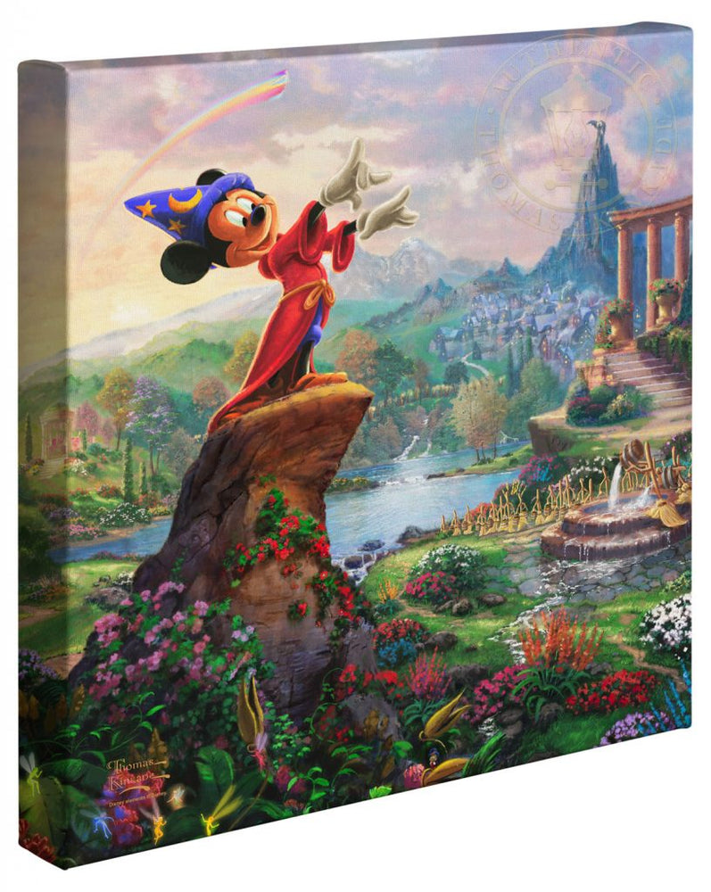Sorcerer Mickey "Fantasia" (Disney) Wrapped Canvas Art Print (ONLINE ORDER ONLY)