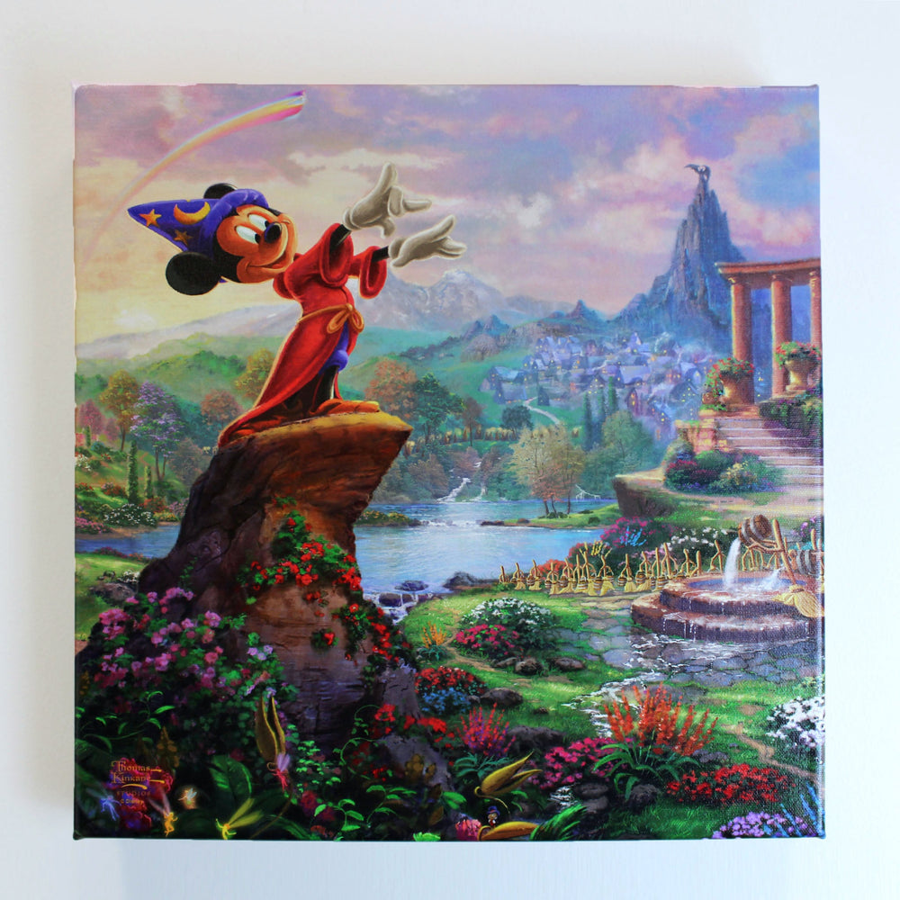 Sorcerer Mickey "Fantasia" (Disney) Wrapped Canvas Art Print (ONLINE ORDER ONLY)