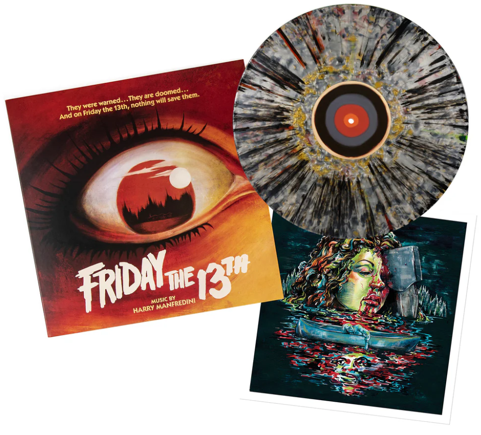 Friday The 13th Original Soundtrack (Sil/Blk/Red/Metallic Gold Splatter) [Vinyl] (ONLINE ORDER ONLY)