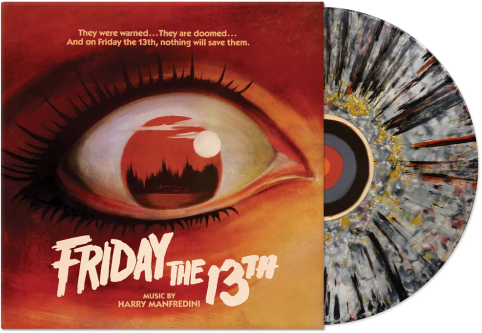 Friday The 13th Original Soundtrack (Sil/Blk/Red/Metallic Gold Splatter) [Vinyl] (ONLINE ORDER ONLY)