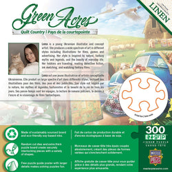 Green Acres - Quilt Country 300 Piece EZ Grip Jigsaw Puzzle (ONLINE ORDER ONLY)