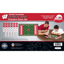 Wisconsin Badgers Checkers Board Game (ONLINE ORDER ONLY)