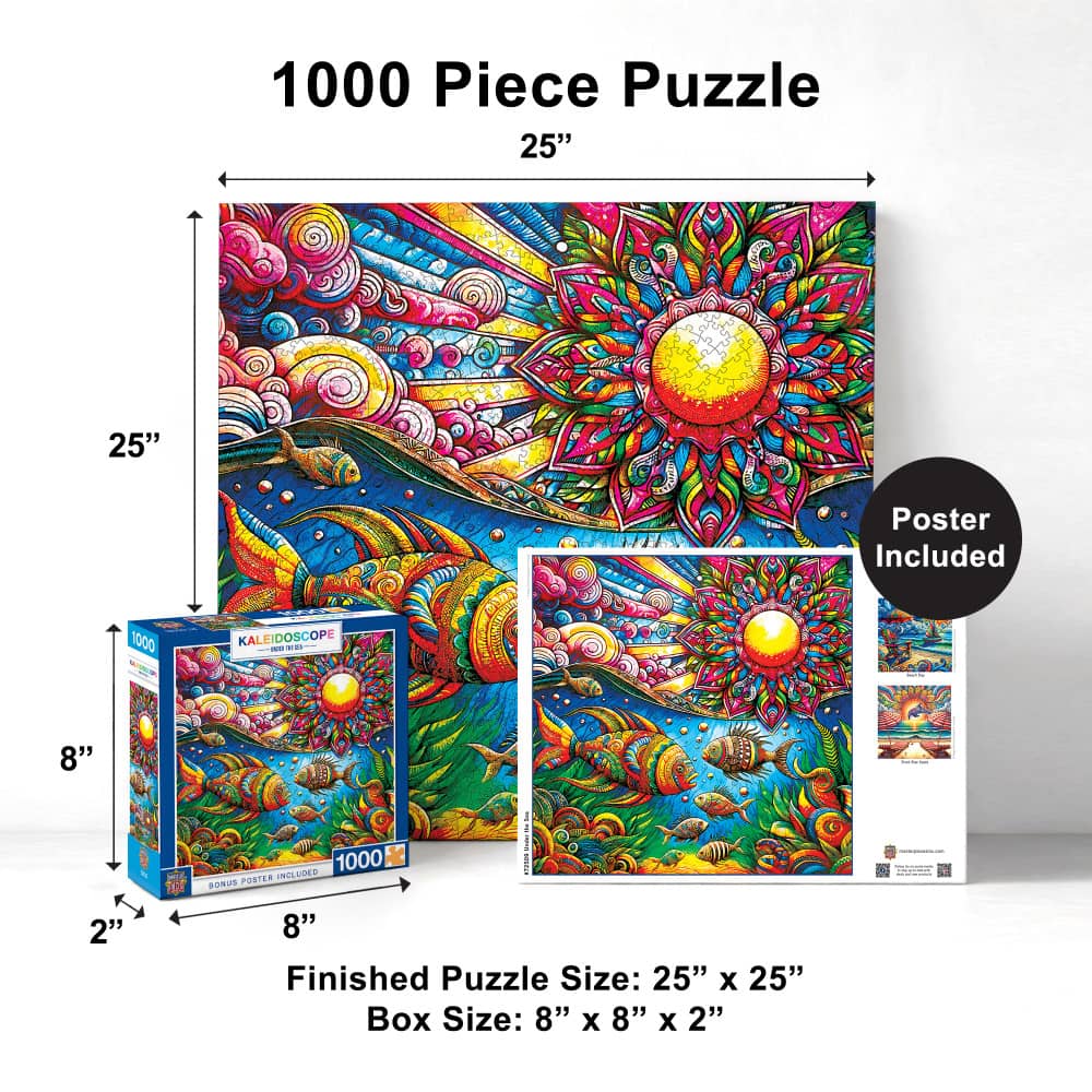 Kaleidoscope - Under The Sea 1000 Piece Jigsaw Puzzle