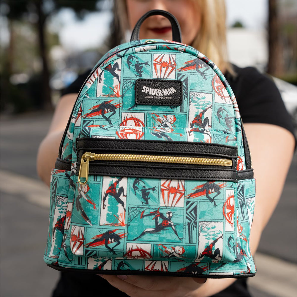 Spider-Man: Across the Spider-Verse Comic Strip (Marvel) EE Exclusive Mini Backpack by Loungefly (Online Order Only)