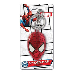 Spider-Man Mask Head (Full Color) Marvel Large Pewter Keychain (Online Order Only)