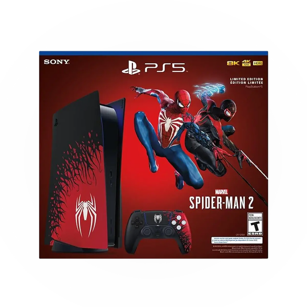 Marvel���s Spider-Man 2 Bundle Collectible Limited Edition - PlayStation 5 Console and DualSense Controller (ONLINE ORDER ONLY)