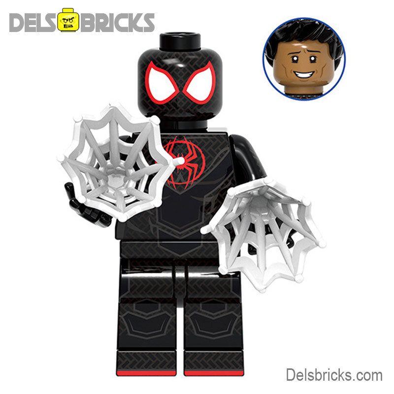 Miles Morales Spider-Man Lego Minifigures Custom Toys (ONLINE ORDER ONLY)