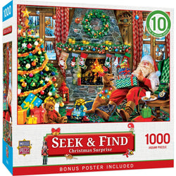 Seek & Find - Christmas Surprise 1000 Piece Jigsaw Puzzle (ONLINE ORDER ONLY)