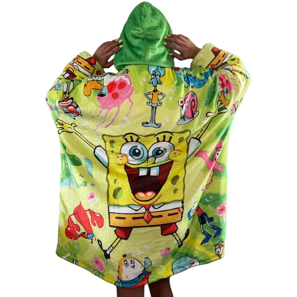 SpongeBob Wearable Blanket Hoodie for Kids & Adults (ONLINE ORDER ONLY)