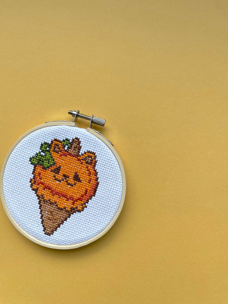 Spot Colors - Spooky Sweets by Bumbleberry Hollows Cross Stitch Kit (ONLINE ORDER ONLY)