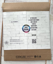 No Time for Bullshit Cross Stitch Kit – Snarky Desk Décor (6”) (ONLINE ORDER ONLY)