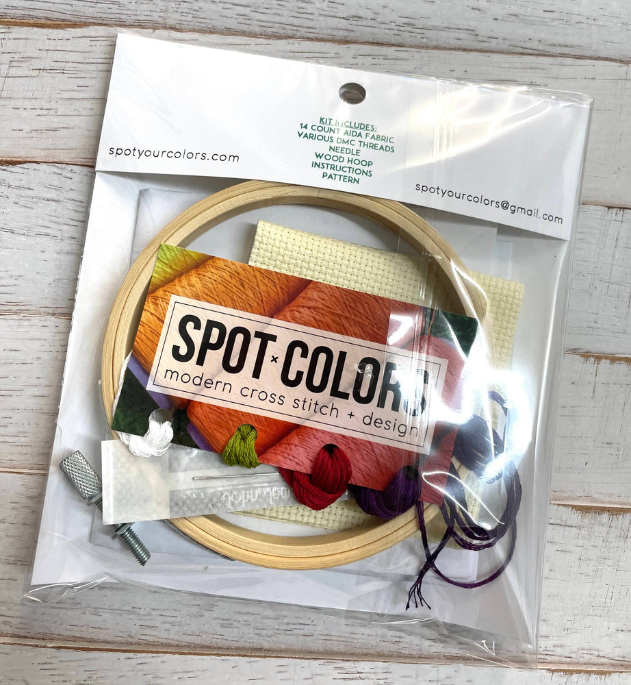 Sugar and Spice Cross Stitch Kit – Gingerbread & Candy Design (ONLINE ORDER ONLY)