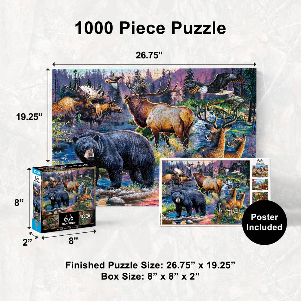 Realtree - Wild Living 1000 Piece Jigsaw Puzzle