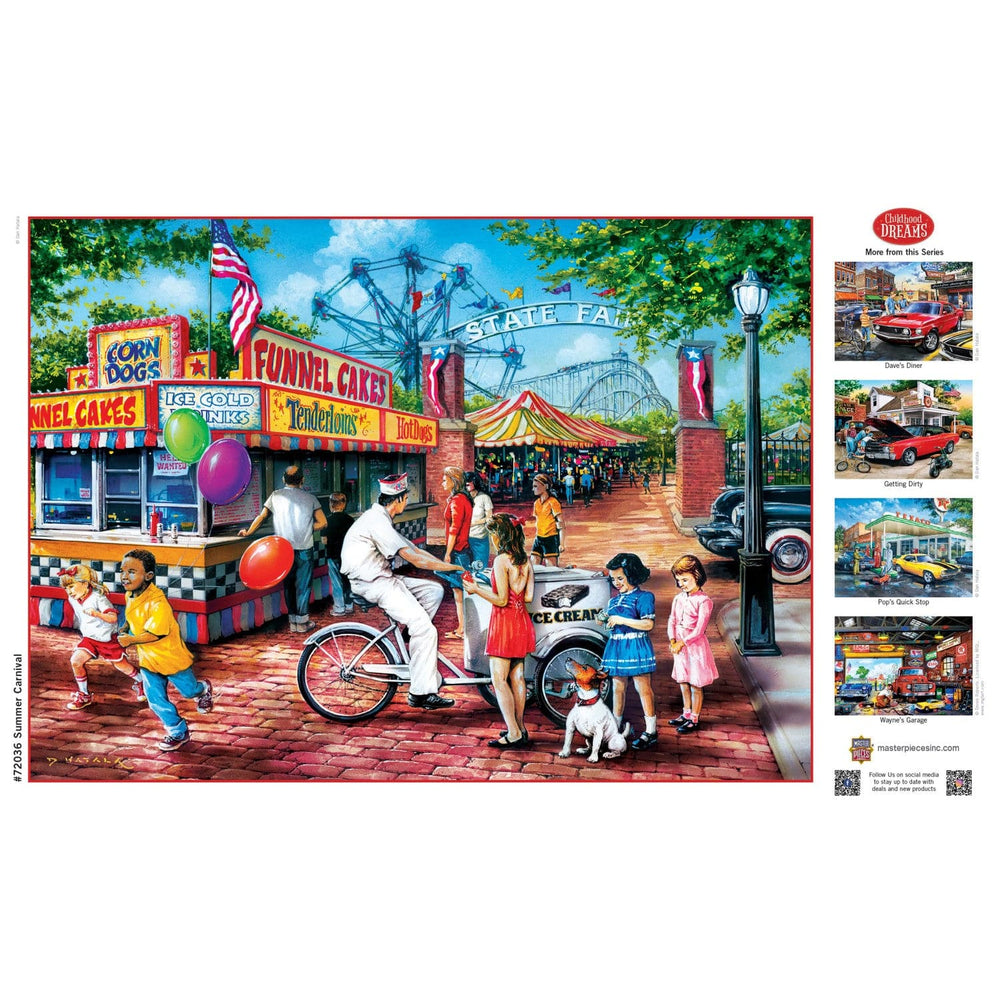 Childhood Dreams - Summer Carnival 1000 Piece Jigsaw Puzzle (ONLINE ORDER ONLY)