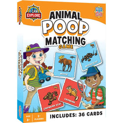 Animal Poop Matching Game (ONLINE ORDER ONLY)
