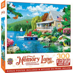 Memory Lane - Lakeside Memories 300 Piece EZ Grip Jigsaw Puzzle (ONLINE ORDER ONLY)