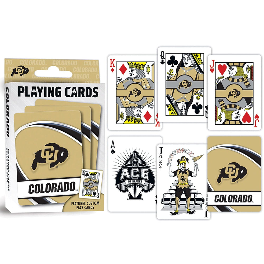 Colorado Buffaloes Playing Cards - 54 Card Deck (ONLINE ORDER ONLY)