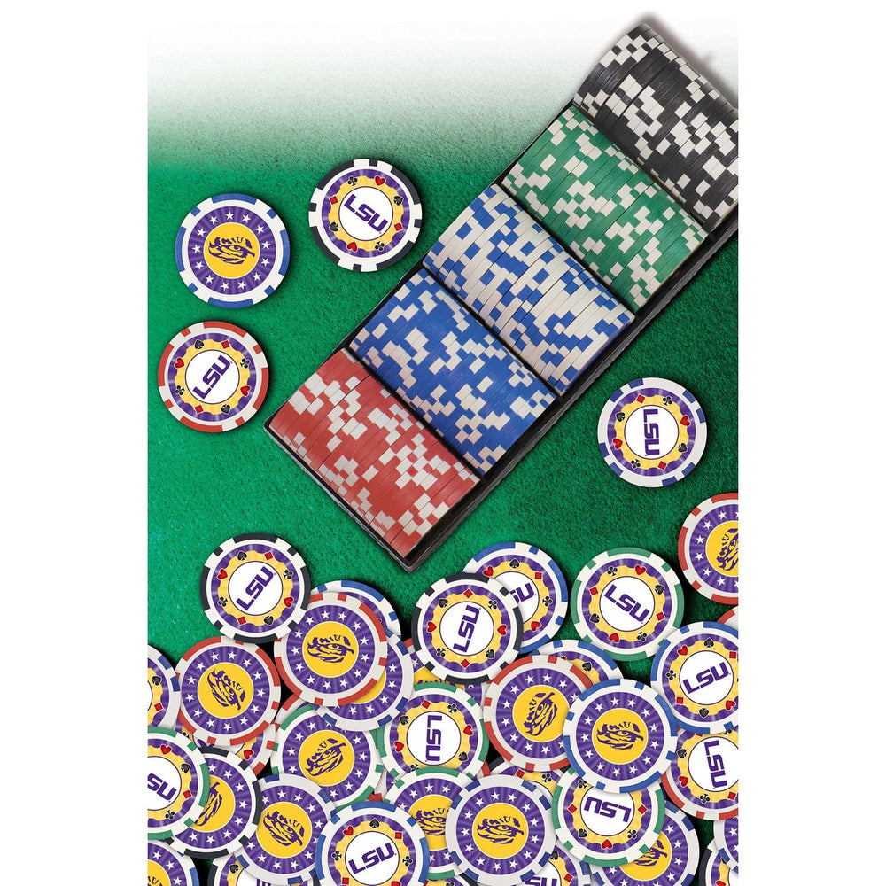LSU Tigers 100 Piece Poker Chips (ONLINE ORDER ONLY)