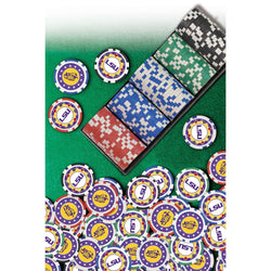 LSU Tigers 100 Piece Poker Chips (ONLINE ORDER ONLY)
