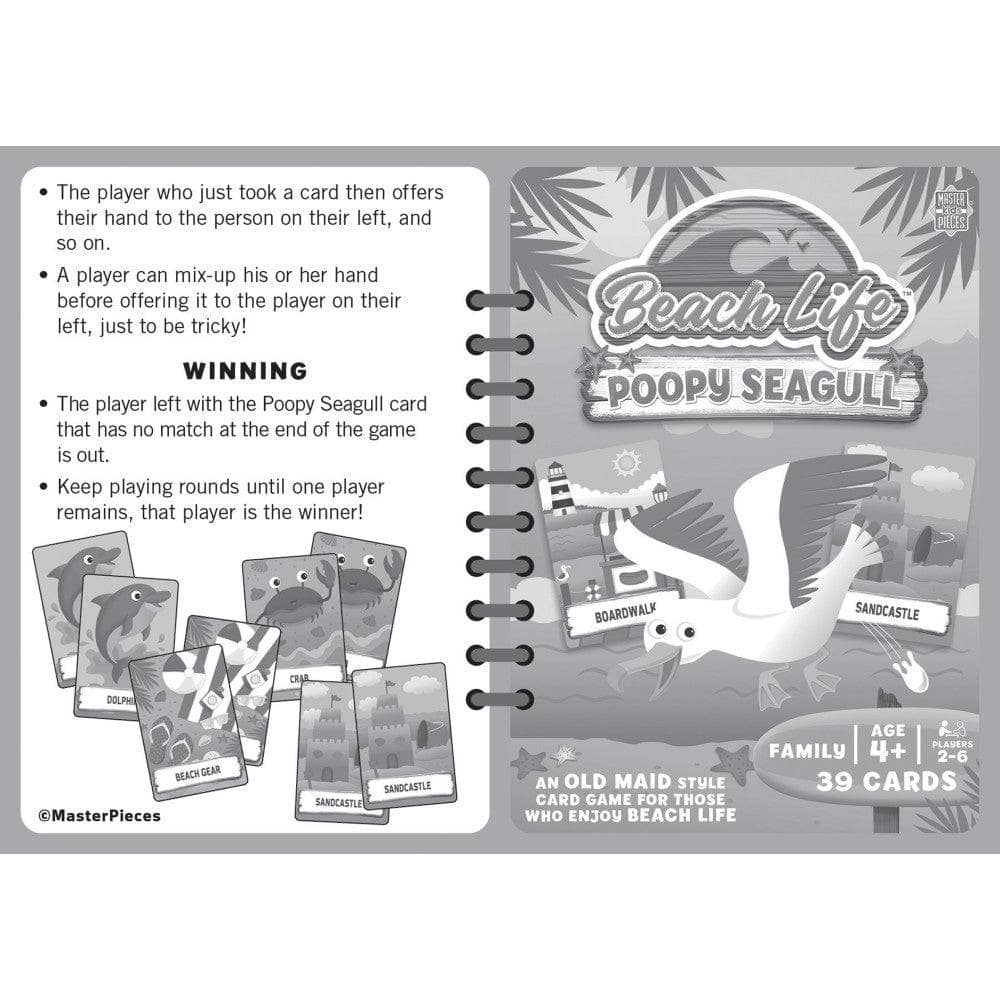 Beach Life - Poopy Seagull Card Game (ONLINE ORDER ONLY)